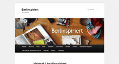 Desktop Screenshot of berlinspiriert.de