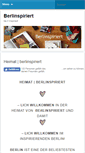 Mobile Screenshot of berlinspiriert.de